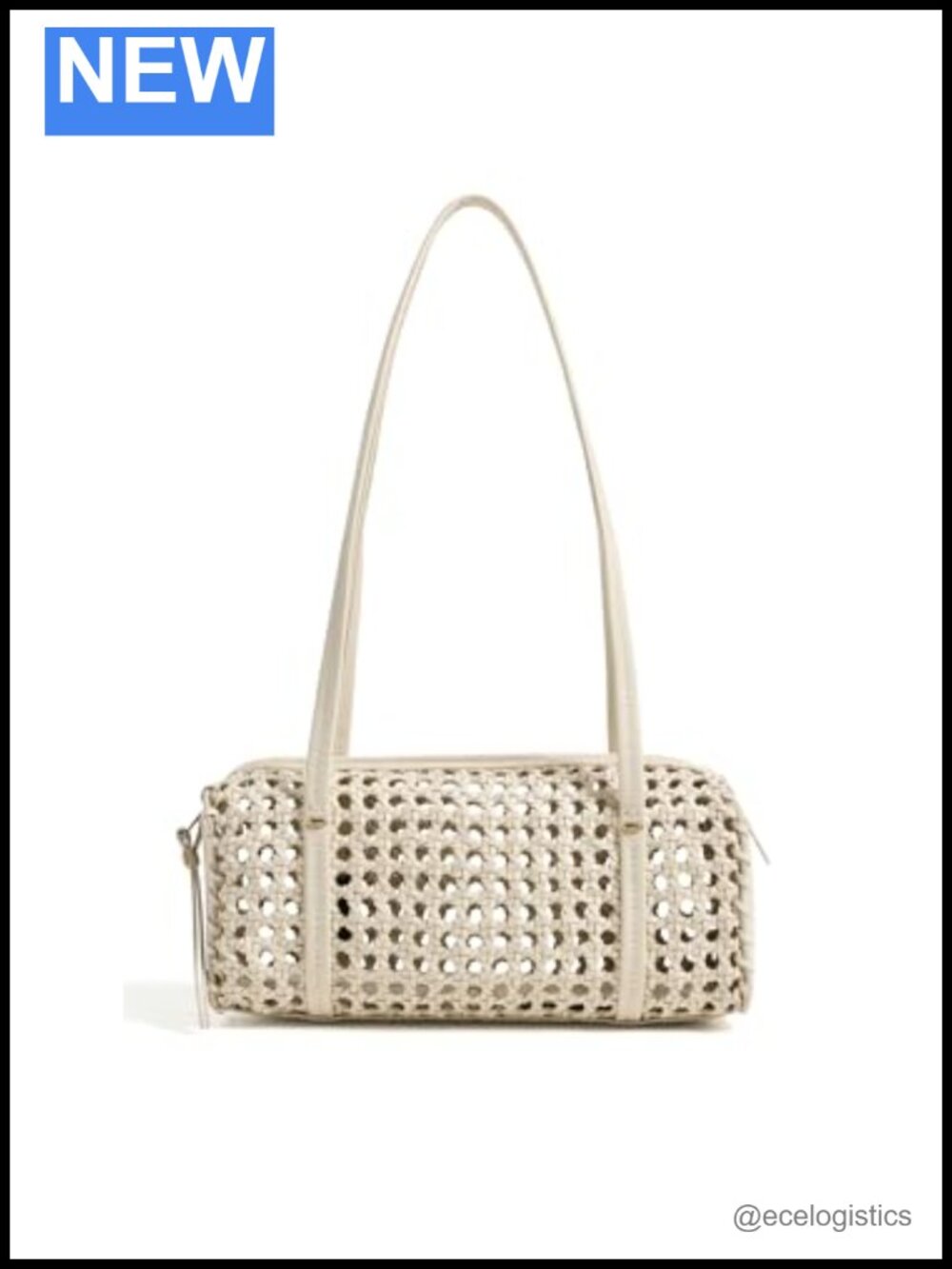 Madewell Brioche Mini Shoulder Bag Leather Woven Satchel